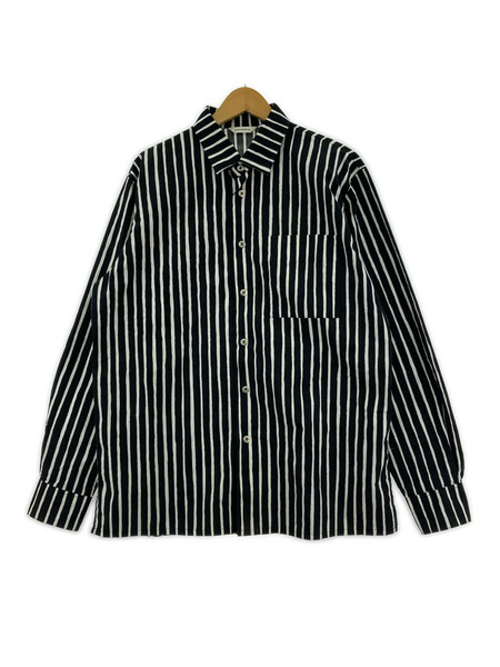 marimekko 長袖シャツ ストライプ JOKAPOIKA 2017 白/黒 S