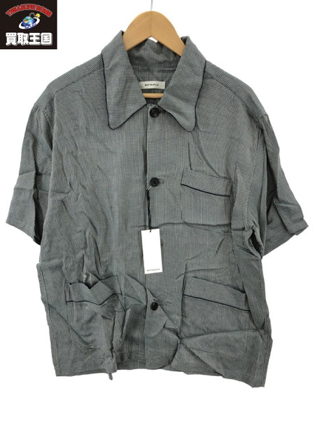 MATSUFUJI Dobby Weave Short Sleeve Shirt ドビーウェーブシャツ 3[値下]