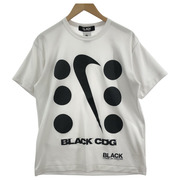 BLACK COMME des GARCONS×NIKE 17SS/フロントプリントTシャツ L