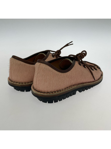 trippen シューズ ハラコ ローカットシューズ ピンク