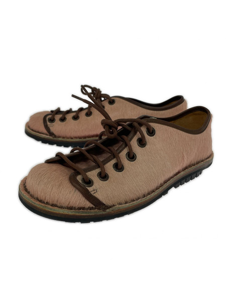 trippen シューズ ハラコ ローカットシューズ ピンク