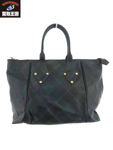 Vivienne Westwood チェックトートバッグ