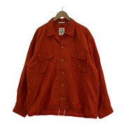 nanamica Open Collar Cupra Hemp Shirt M サンセット SUG415