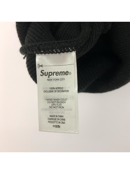 23SS/Supreme/Motion Logo Beanie/ブラック