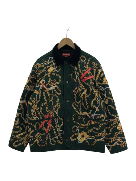 Supreme 20AW/CHAINS QUILTED JACKET S