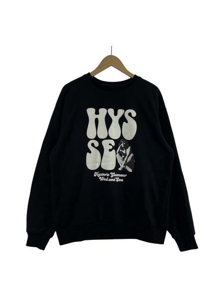 WIND AND SEA HYSTERIC GLAMOUR WDS CREW NECK SWEAT(L)BLK