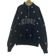 Keboz スウェット・トレーナー Keboz × NICK GEAR ハーフZIP