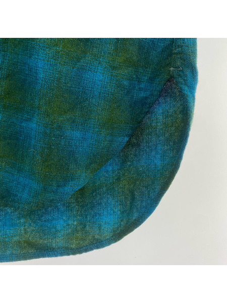PENDLETON 長袖シャツ 50s オンブレチェックシャツ (S) 緑青