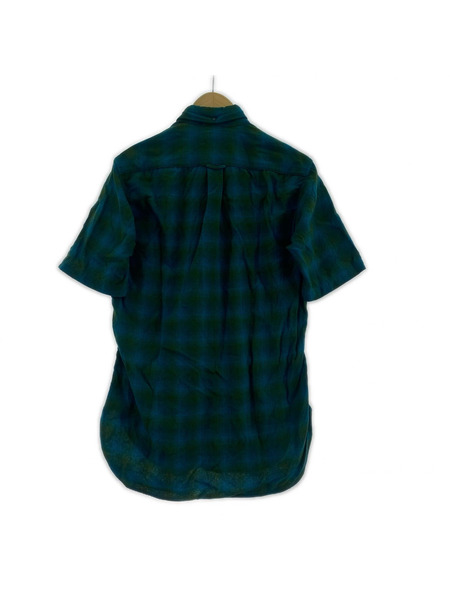 PENDLETON 長袖シャツ 50s オンブレチェックシャツ (S) 緑青