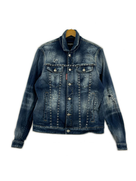 DSQUARED2 ジャケット STAPLED CLEAN WASH DAN JEAN JACKET 52