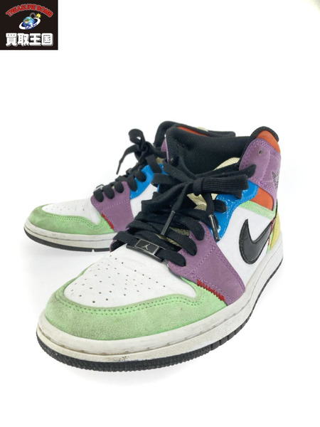 NIKE WMNS AIR JORDAN 1 MID MULTICOLOR CW1140-100 24cm｜商品番号 ...