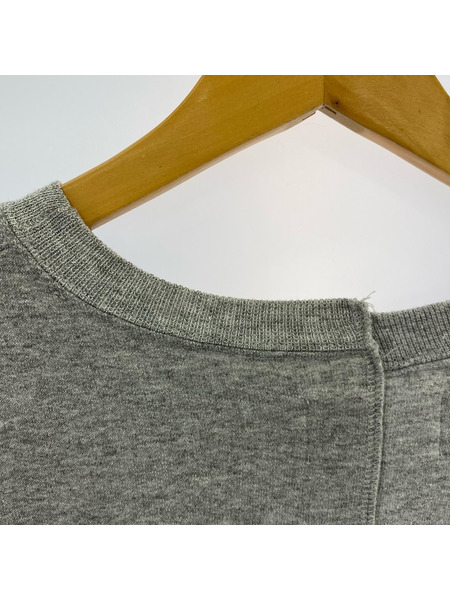 77CIRCA スウェット・トレーナー 胸元 アーチ ロゴ グレー