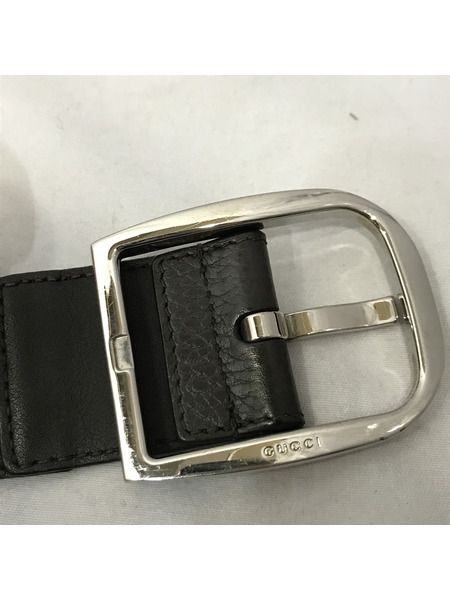 小物 GGキャンバス レザーベルト 449716