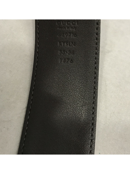 小物 GGキャンバス レザーベルト 449716