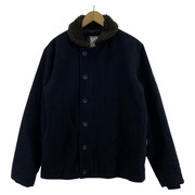 AVIREX ウールジップジャケット BLK