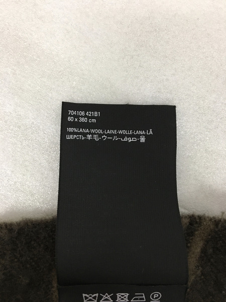 Balenciaga　ラグ衣料その他 BBモノグラムロゴブランケット/704106 421B1