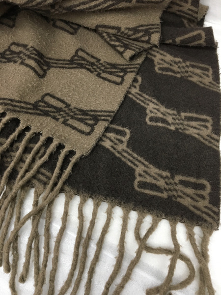 Balenciaga　ラグ衣料その他 BBモノグラムロゴブランケット/704106 421B1