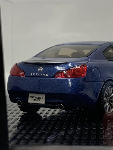日産モデルカーコレクション 1/43 日産 スカイライン クーペ（ブルー） KWAM002072 開封品 NISSAN SKYLINE COUPE ニッサン 