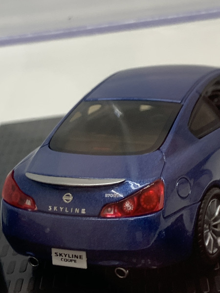 日産モデルカーコレクション 1/43 日産 スカイライン クーペ（ブルー） KWAM002072 開封品 NISSAN SKYLINE COUPE ニッサン 