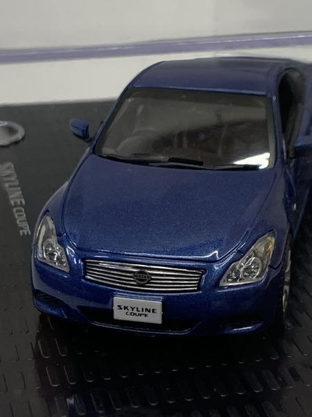 日産モデルカーコレクション 1/43 日産 スカイライン クーペ（ブルー） KWAM002072 開封品 NISSAN SKYLINE COUPE ニッサン 