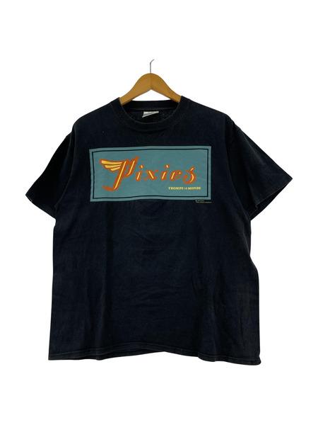 90s PIXIES ピクシーズ BROCKUM オフィシャル バンドTシャツ(L) ブラック