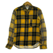 COMME des GARCONS 長袖シャツ イエロー チェック