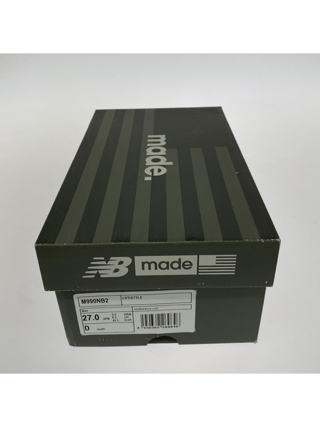 NEW BALANCE スニーカー M990BL2（27.0）