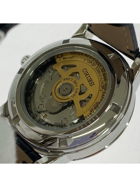 SEIKO メンズ時計 プレサージュ 自動巻キ 4R35-01A0[値下]