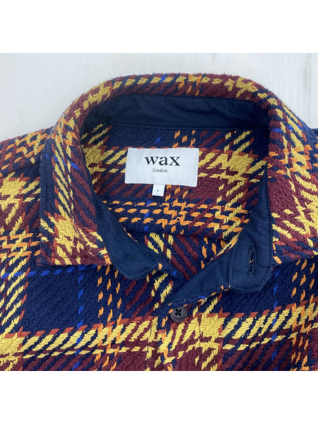 wax london L/S バスケットチェックシャツ L