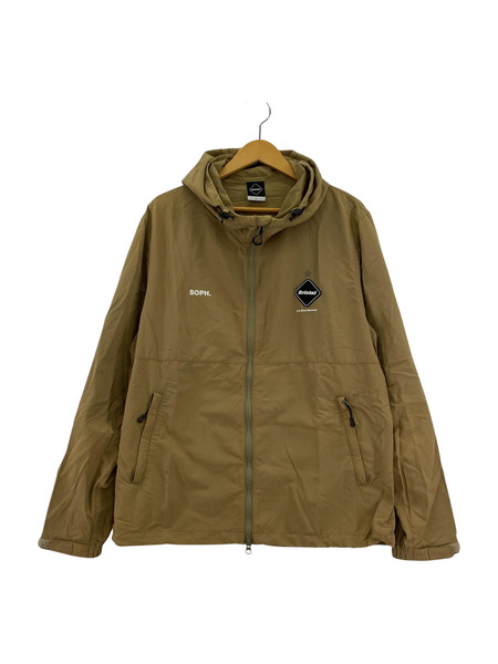 F.C.R.B. NYLON HOODED BLOUSON (L) ベージュ