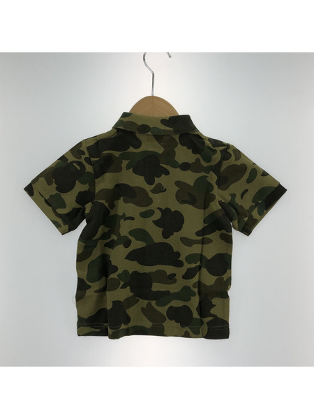 A BATHING APE KIDS ポロシャツ カモ