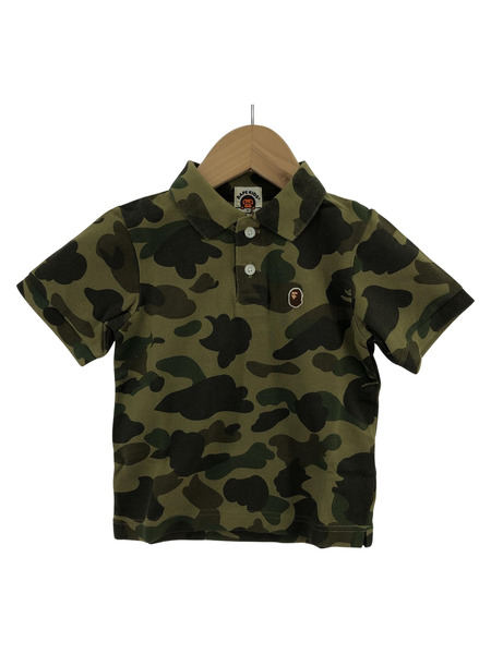 A BATHING APE KIDS ポロシャツ カモ