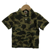 A BATHING APE KIDS ポロシャツ カモ