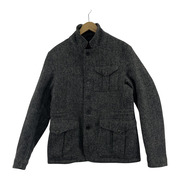 FILSON HARRIS TWEED ツイードレイルロードジャケット 36 グレー