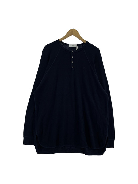 graphpaper Waffle L/S Henley Neck Tee FREE