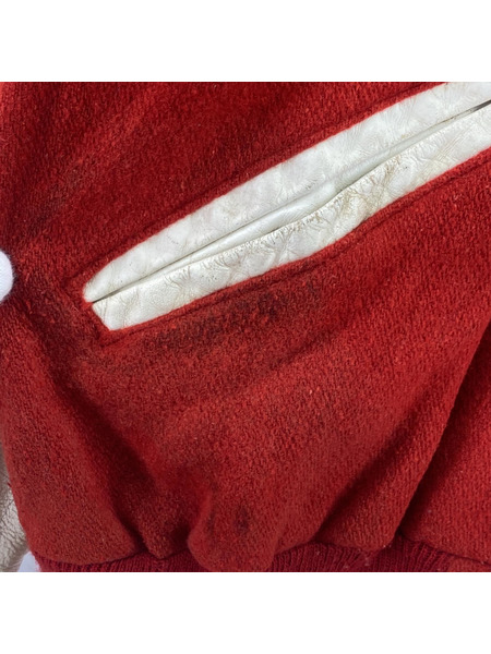 OLD・VINTAGE DeLONG NFL アームレザースタジャン USA製 (42)[値下]