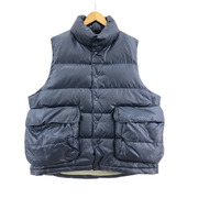 DAIWA PIER39 TECH BACK PACKER DOWN VEST L ネイビー