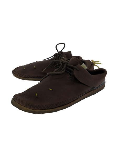 VISVIM レザースウェードモカシンシューズ 茶 (27.5)｜商品番号：2100221841562 - 買取王国ONLINESTORE