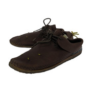 VISVIM レザースウェードモカシンシューズ 茶 (27.5)