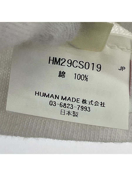 HUMAN MADE 長袖Tシャツ・カットソー 25SS L/Sプリントカットソー (XXL) WHT