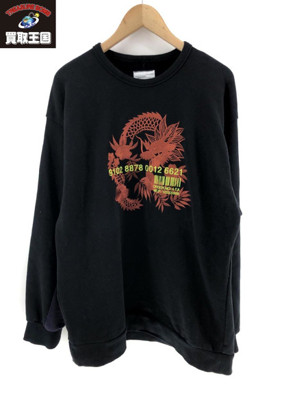 SHAREEF 龍 emb BIG SWEAT サイズ2 黒[値下]｜商品番号：2100163335563 ...