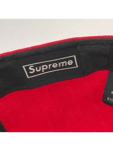 Supreme×NEW ERA/TONAL BOX LOGO CAP/RED