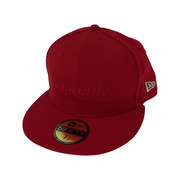 Supreme×NEW ERA/TONAL BOX LOGO CAP/RED