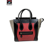 CELINE ラゲージ ファントム レザー×パイソン マルチカラー