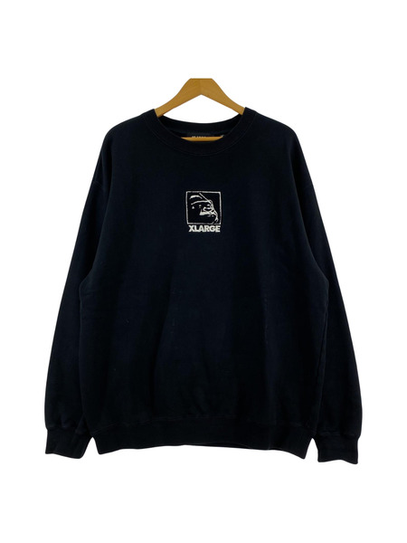 XLARGE ロゴクルーネックスウェット(L)黒[値下]