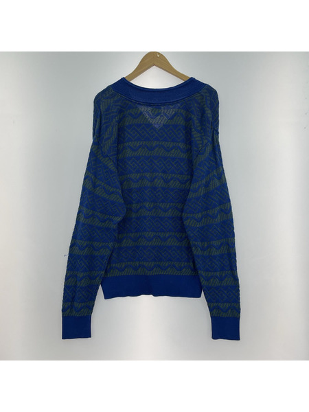 Modigliani イタリア製 ニットセーター ブルー (L)[値下]