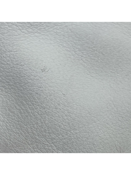 DOLCE&GABBANA キルティングシングルライダースジャケット 38 白