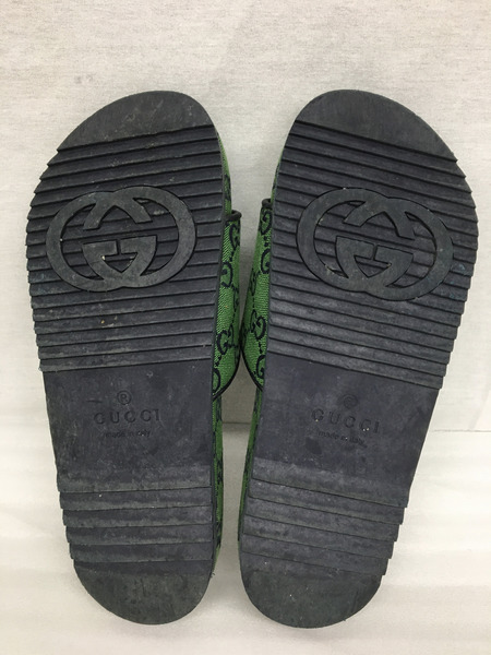 GUCCI　メンズラグ衣料 GGキャンバス/スライド/サンダル/7/
