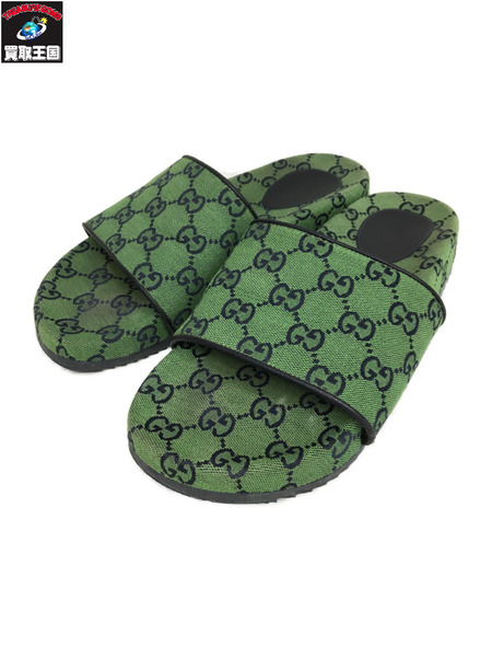 GUCCI　メンズラグ衣料 GGキャンバス/スライド/サンダル/7/