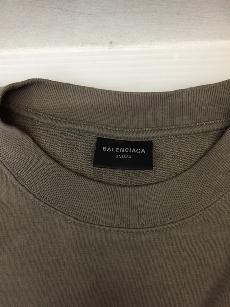 BALENCIAGA WFP World Food Programme プリントスウェット L チャコール